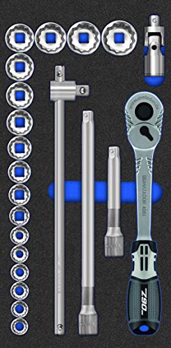 MATADOR MTS-R/V: Steckschlüssel 12,5(1/2), 1/3: 390 x 193 mm, 8164 1402 von MATADOR Schraubwerkzeuge