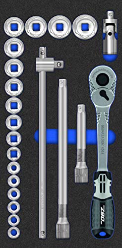 MATADOR MTS-Modul: Steckschlüssel 12,5(1/2), 1/3: 390 x 193 mm, 81641403 von MATADOR Schraubwerkzeuge
