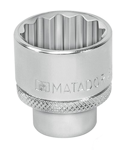 MATADOR Steckschlüssel | 17mm | 1/2" (12,5 mm) | 12-kant Nuss | Radmutternschlüssel | Stecknuss | Steckschlüsseleinsatz | MATADOR Werkzeug Nr. 40751170 von MATADOR Schraubwerkzeuge
