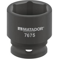 Matador 76750800 Außen-Sechskant Schlagschrauber-Steckschlüsseleinsatz 80mm 1  (25 mm) von Matador Schraubwerkzeuge