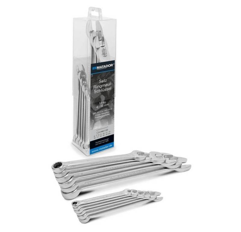 Matador Ringschlüssel Ringmaulschlüssel-Satz, 12-tlg., 6 - 22 mm 01859120 Matador Ringschlüssel Ringmaulschlüssel-Satz, 12-tlg., 6 - 22 mm 01859120 von Matador