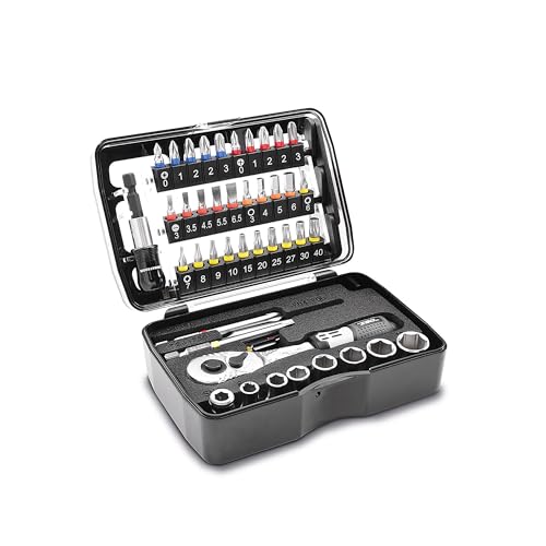 MATADOR Bit Set & Steckschlüsselsatz mit 1/4" Ratsche | 47-teiliges Werkzeugset smartyBOX S0 compact | MATADOR Werkzeug Nr. 21550001 MATADOR Bit Set & Steckschlüsselsatz mit 1/4" Ratsche | 47-teiliges Werkzeugset smartyBOX S0 compact | MATADOR Werkzeug Nr. 21550001 von MATADOR Schraubwerkzeuge