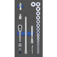 Mts Steckschlüssel-Satz 6-kt., 22-tlg., 10 mm (3/8): 6-22 mm (1/3 von Matador