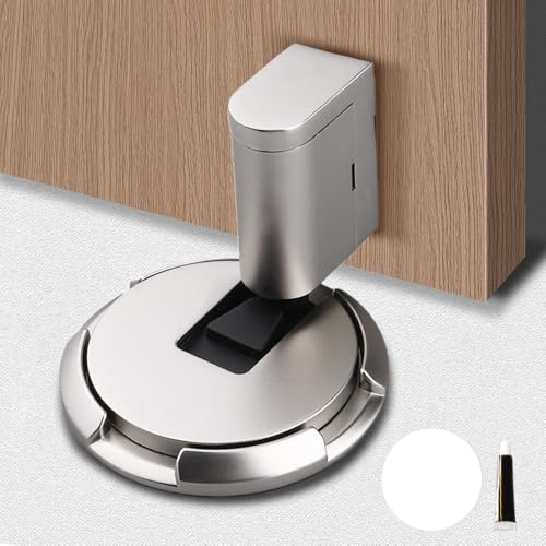 2025 Neu Magnetischer Türstopper, Türstopper Boden Selbstklebend Schwer Türhalter Tür Stopper ohne Bohren Höhenverstellbarer Türpuffer Wandschutz Türfeststeller mit Klebeband Door Stopper (#05) von Matame