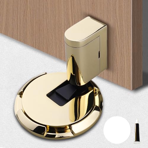 2025 Neu Magnetischer Türstopper, Türstopper Boden Selbstklebend Schwer Türhalter Tür Stopper ohne Bohren Höhenverstellbarer Türpuffer Wandschutz Türfeststeller mit Klebeband Door Stopper (#02) von Matame