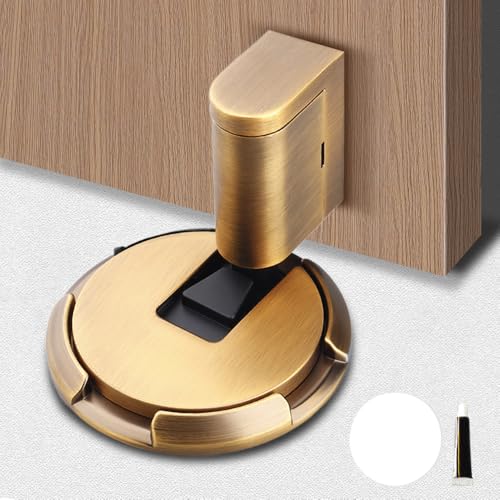 2025 Neu Magnetischer Türstopper, Türstopper Boden Selbstklebend Schwer Türhalter Tür Stopper ohne Bohren Höhenverstellbarer Türpuffer Wandschutz Türfeststeller mit Klebeband Door Stopper (#03) von Matame
