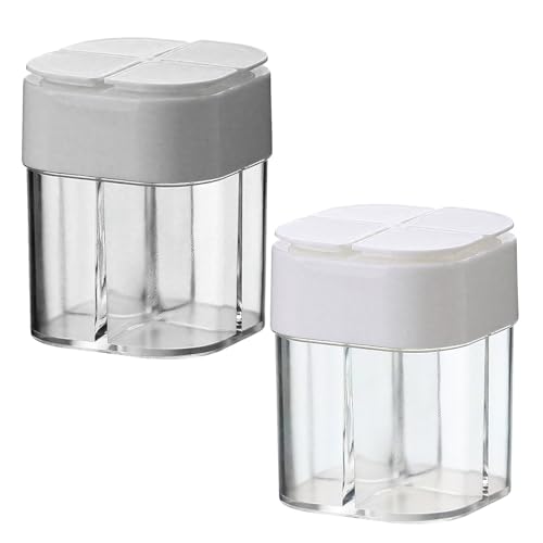 Gewürzgläser, 4 in 1 Gewürzstreuer Camping, Gewürz Dispenser, Camping Zubehör, Gewürzgläser Camping Reisegewürzbehälter für unterwegs, Camping, Picknick, Outdoor, Küche, Lunchboxen, Reisen (#A+#B) Gewürzgläser, 4 in 1 Gewürzstreuer Camping, Gewürz Dispenser, Camping Zubehör, Gewürzgläser Camping Reisegewürzbehälter für unterwegs, Camping, Picknick, Outdoor, Küche, Lunchboxen, Reisen (#A+#B) von Matame