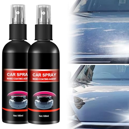 Nano Car Scratch Removal Spray, 2024 Upgrade Auto-Schutzlack-Spray, Nano Car Scratch Removal Spray, High Protection Fast Coated Car Nano Spray, Car Coating Spray (2pcs, 100ML) von Matame