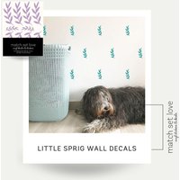 Country Waschküche Dekor - Sprig Decals Set Mit 16 Stück Country Waschküche Dekor - Sprig Decals Set Mit 16 Stück von MatchSetLove