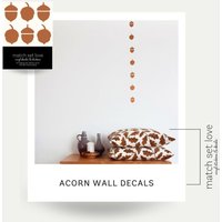 Herbst Wandaufkleber - Dekoration Eicheln Herbst Wandaufkleber - Dekoration Eicheln von MatchSetLove