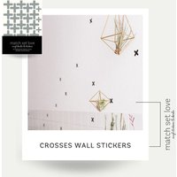 Kreuz Wanddekor - Wandkreuze Vinyl Wandaufkleber Set Von 50 Kreuz Wanddekor - Wandkreuze Vinyl Wandaufkleber Set Von 50 von MatchSetLove