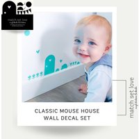 Maus Haus Aufkleber - Türmaus Wandaufkleber-Set Vinyl Wandtattoo Maus Haus Aufkleber - Türmaus Wandaufkleber-Set Vinyl Wandtattoo von MatchSetLove