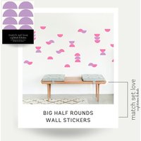 Mond Wandtattoo - Halbkreis Vinyl Wandaufkleber Formen Halbrunde Wandformen 20Er-Set Mond Wandtattoo - Halbkreis Vinyl Wandaufkleber Formen Halbrunde Wandformen 20Er-Set von MatchSetLove