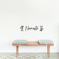 Namaste Aufkleber - Vinyl Wandtattoo Mantra Abnehmbare Yoga Raum Dekor Meditation von MatchSetLove