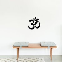 Ohm Zeichen Aufkleber - Vinyl Wandtattoo Mantra Wandtattoos Abnehmbare Yoga Room Decor Om von MatchSetLove