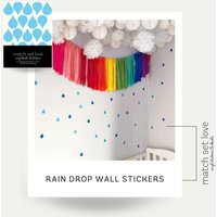 Regentropfen Wandaufkleber - Vinyl 46 Stück Regentropfen Wandaufkleber - Vinyl 46 Stück von MatchSetLove