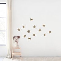 Schneeflocken Wandtattoos - Aufkleber Wintermärchenland Dekoration Schneeflocken Wandtattoos - Aufkleber Wintermärchenland Dekoration von MatchSetLove