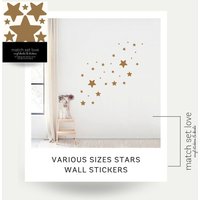 Stern-Wandaufkleber - Verschiedene Größen Stern-Vinyl-Sticker-Set Stern-Wandaufkleber - Verschiedene Größen Stern-Vinyl-Sticker-Set von MatchSetLove