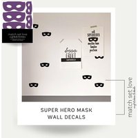 Superhelden Wanddekoration - Masken Vinyl Wandaufkleber Wieder Ablösbare 8Er Set Superhelden Wanddekoration - Masken Vinyl Wandaufkleber Wieder Ablösbare 8Er Set von MatchSetLove