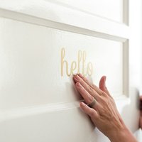 Türaufkleber - Hallo Aufkleber Haustüraufkleber Vinylaufkleber Türaufkleber - Hallo Aufkleber Haustüraufkleber Vinylaufkleber von MatchSetLove