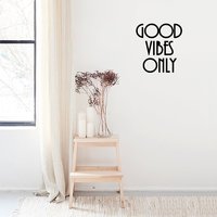 Wandtattoo Zitate - Good Vibes Only Vinyl Verschiedene Farben Wieder Ablösbar Wandtattoo Zitate - Good Vibes Only Vinyl Verschiedene Farben Wieder Ablösbar von MatchSetLove