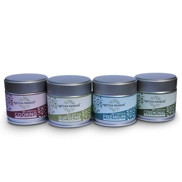 Matcha Passion Bio Matcha 4 Varianten 4x30g von Matcha Passion