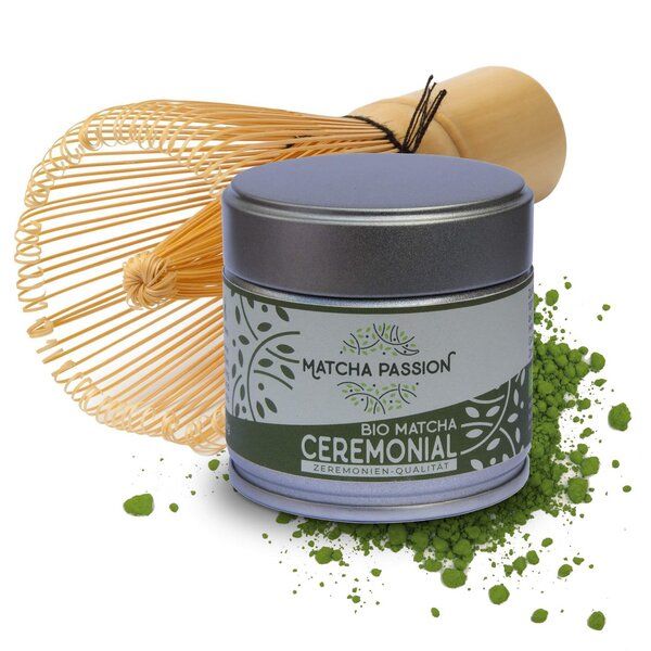 Matcha Passion Bio Matcha Ceremonial 30g Dose | mit oder ohne Zubehör von Matcha Passion