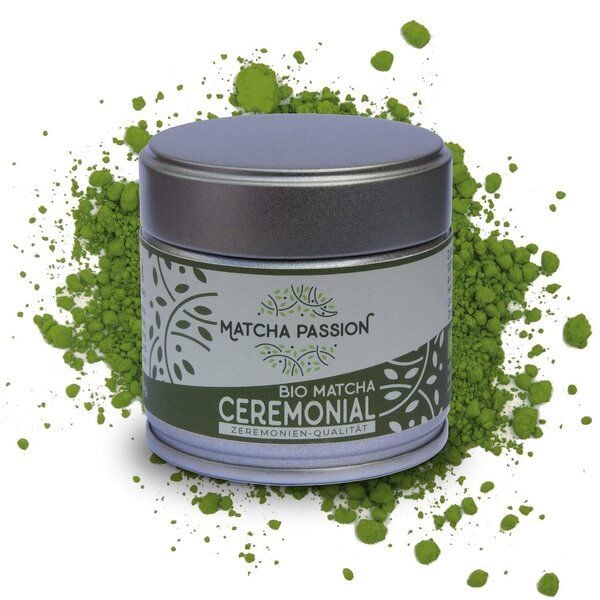 Matcha Passion Bio Matcha Ceremonial 30g Dose | mit oder ohne Zubehör Matcha Passion Bio Matcha Ceremonial 30g Dose | mit oder ohne Zubehör von Matcha Passion