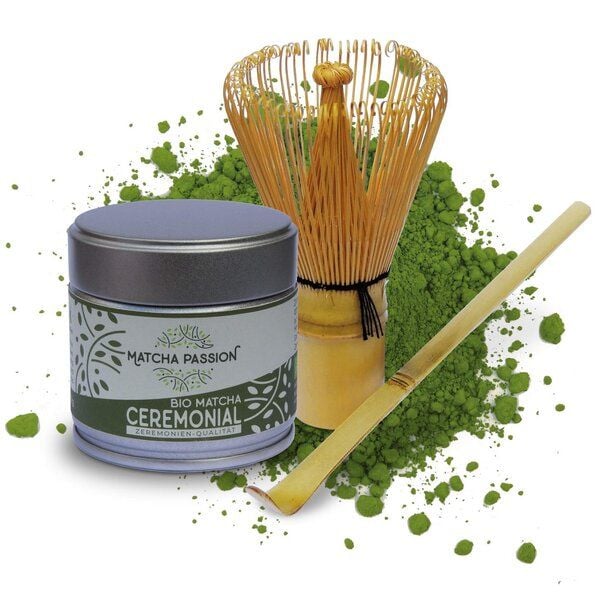 Matcha Passion Bio Matcha Ceremonial 30g Dose | mit oder ohne Zubehör von Matcha Passion