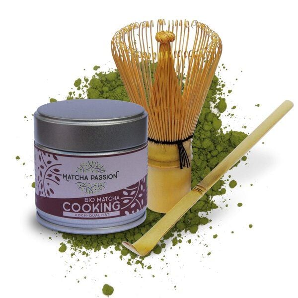 Matcha Passion Bio Matcha Cooking 30g Dose | mit oder ohne Zubehör von Matcha Passion