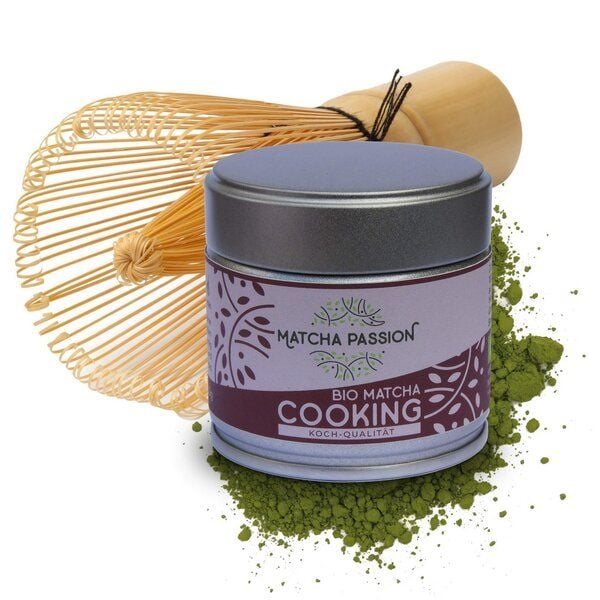 Matcha Passion Bio Matcha Cooking 30g Dose | mit oder ohne Zubehör von Matcha Passion