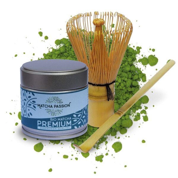Matcha Passion Bio Matcha Premium 30g Dose | mit oder ohne Zubehör von Matcha Passion