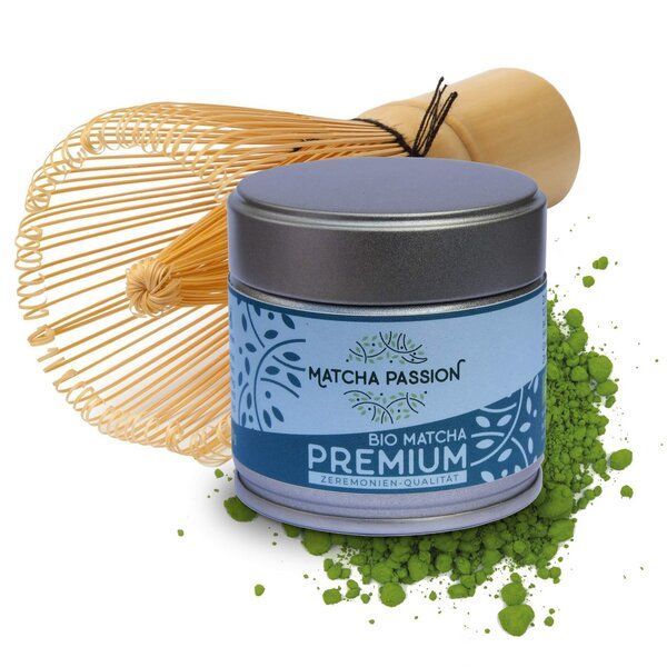 Matcha Passion Bio Matcha Premium 30g Dose | mit oder ohne Zubehör von Matcha Passion