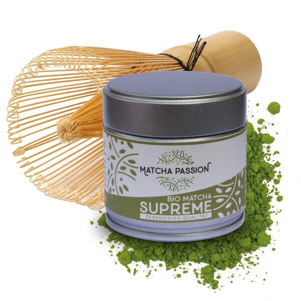Matcha Passion Bio Matcha Supreme 30g Dose | mit oder ohne Zubehör von Matcha Passion