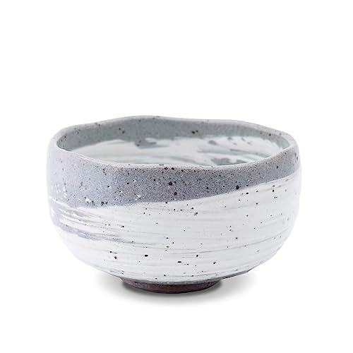 Matcha Passion Handgemacht Original japanische Matcha Schale Chawan Kumo aus Keramik zur japanischen Tee-Zeremonie Matcha Zubereitung von Matcha Passion