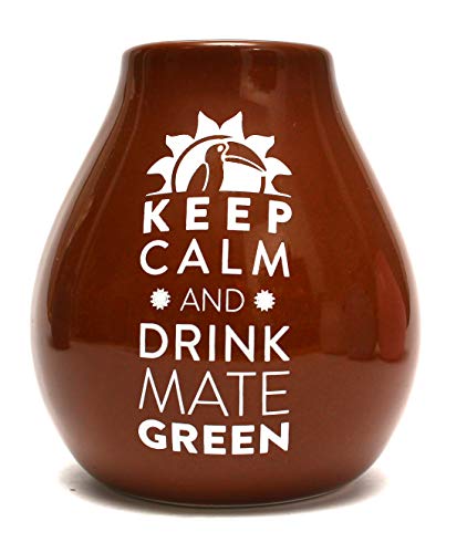 Mate Green Matero Ceramico, Dunkelbraun, 10x10x10 von Mate Green