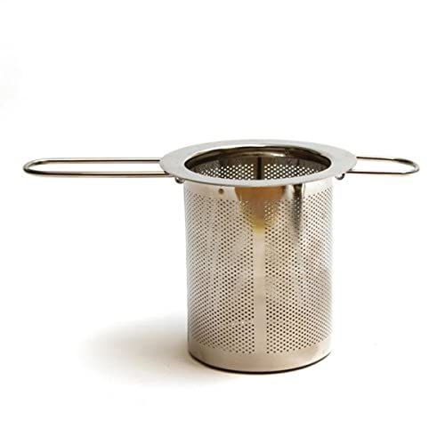 Teesieb ● Edelstahlbrüher mit zwei Klappgriffen ● Durchmesser 5,2 cm ● 30 g trocken ● Dichtes Sieb von Mate Green