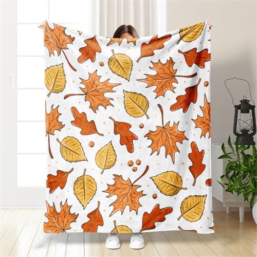 Mateju Halloween Kuscheldecke Decke Flauschig Fleecedecke Flanelldecke Sofadecke Warm Weich Wohndecke Überwürfe Couchdecke Gruseliger Halloween Kürbis Druck, Halloween Deko (Herbst,150x200cm) von Mateju