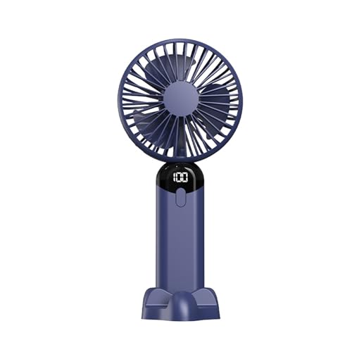 Mateju Mini Ventilator, Handventilator Akku Aufladbar USB Mini Hand Fan, Einstellbare Windgeschwindigkeit Portable Fan für Reisen Büro Zuhause, Summer Must Haves (Dunkelblau,2PCS) von Mateju