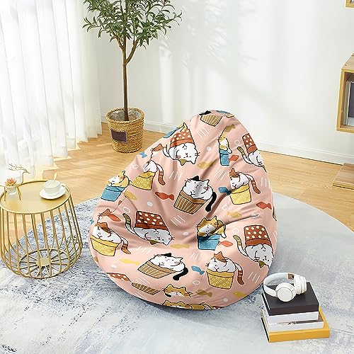 Mateju Sitzsack, Gemütlich Sitzsack Kinder, Sitzsack Erwachsene oder als Gaming Bean Bag, 3D-Haustier Blume Garten Relaxo Sitzsack Geeignet für Lnnen Oder Außen zum Liegen Oder Sitzen (MIAU MIAU,XL) Mateju Sitzsack, Gemütlich Sitzsack Kinder, Sitzsack Erwachsene oder als Gaming Bean Bag, 3D-Haustier Blume Garten Relaxo Sitzsack Geeignet für Lnnen Oder Außen zum Liegen Oder Sitzen (MIAU MIAU,XL) von Mateju