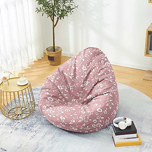 Mateju Sitzsack, Gemütlich Sitzsack Kinder, Sitzsack Erwachsene oder als Gaming Bean Bag, 3D-Rosa Blume Kaktus Garten Relaxo Sitzsack Geeignet für Lnnen Oder Außen (Rosa,XL) von Mateju