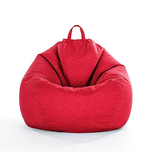 Mateju Sitzsack, Gemütlich Sitzsack Kinder, sitzsack Erwachsene oder als Gaming Bean Bag, Garten Sitzsack Geeignet für Wohnzimmer oder Kinderzimmer zum Liegen oder Sitzen (120x160cm,Rot) von Mateju