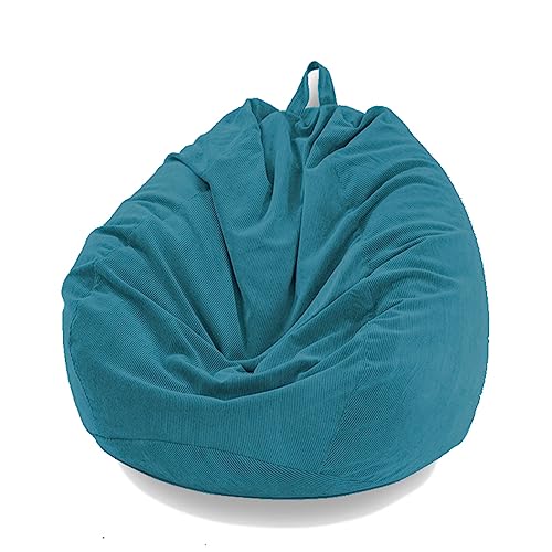 Mateju Sitzsack, Gemütlich Sitzsack Kinder, sitzsack Erwachsene oder als Gaming Bean Bag, Garten Sitzsack Geeignet für Wohnzimmer oder Kinderzimmer zum Liegen oder Sitzen (L,Aquamarin) von Mateju