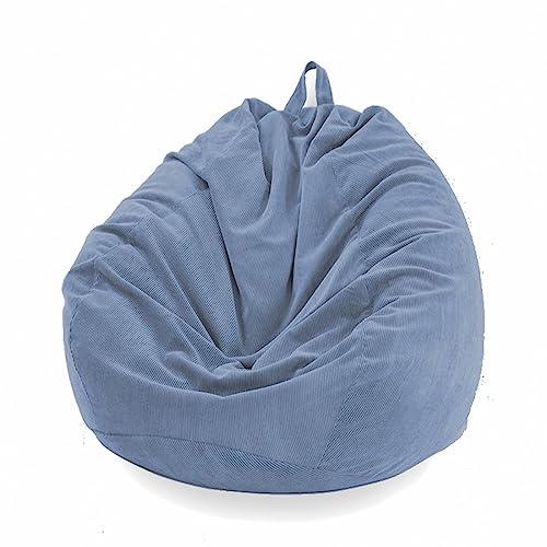 Mateju Sitzsack, Gemütlich Sitzsack Kinder, sitzsack Erwachsene oder als Gaming Bean Bag, Garten Sitzsack Geeignet für Wohnzimmer oder Kinderzimmer zum Liegen oder Sitzen (M,Himmelblau) von Mateju