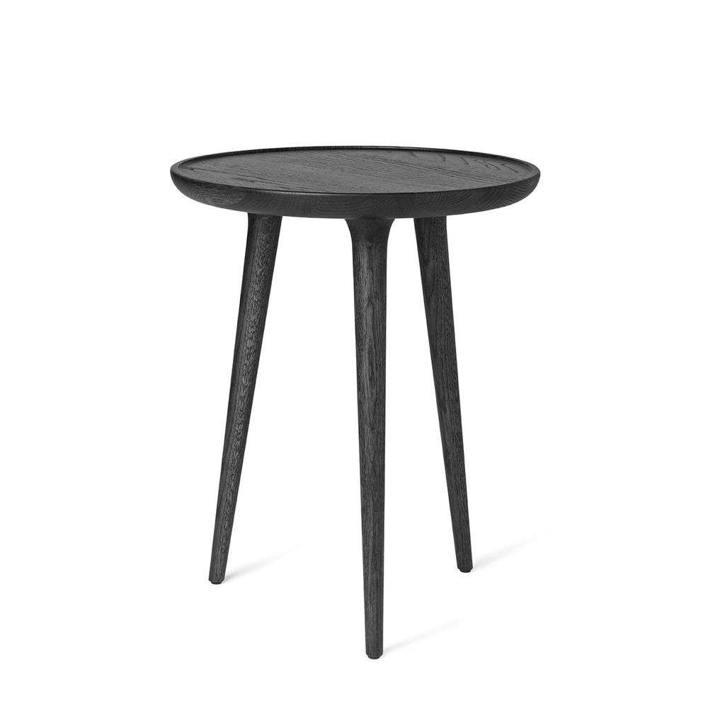 Mater - Accent Side Table Black Stained Oak Medium Ø45 von Mater