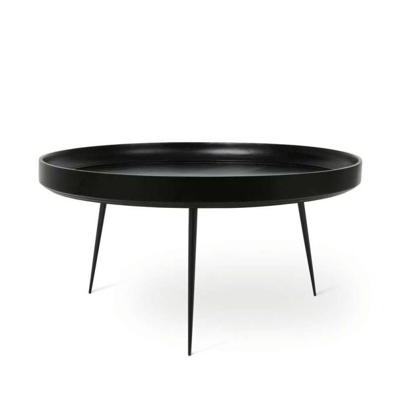 Mater - Bowl Table Extra Large Black Mango Wood von Mater