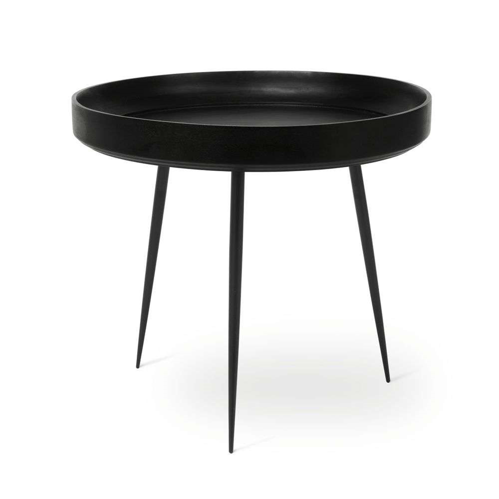 Mater - Bowl Table Large Black Stained Mango Wood von Mater