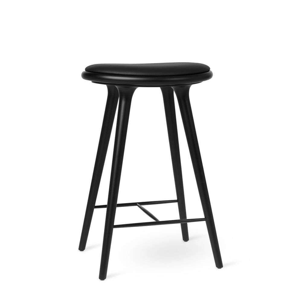 Mater - High Stool H69 Black Beech von Mater