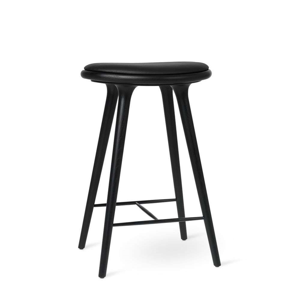 Mater - High Stool H69 Black Stained Oak von Mater