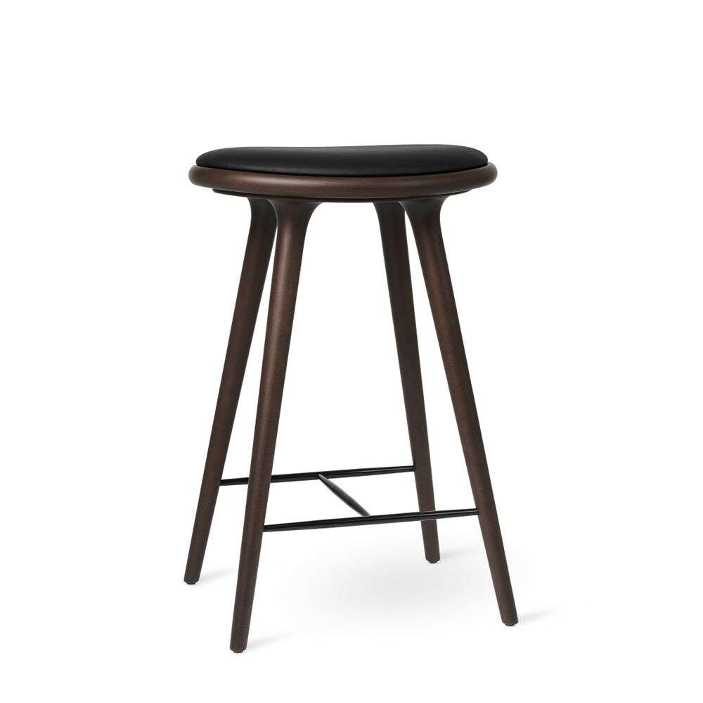 Mater - High Stool H69 Dark Stained Beech von Mater